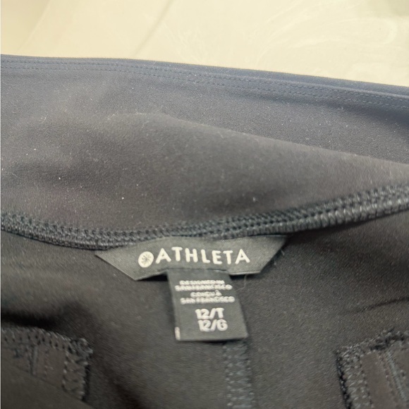 Athleta Endless Highrise Black Straight Leg Women's Pants - Picture 5 of 7